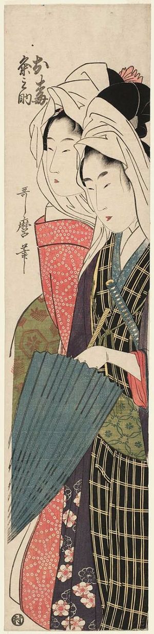 Kitagawa Utamaro: Oume and Kumenosuke - Museum of Fine Arts