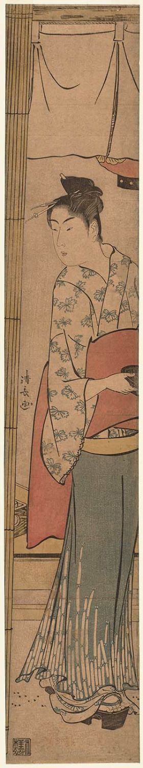 Torii Kiyonaga: Teahouse Waitress - Museum of Fine Arts