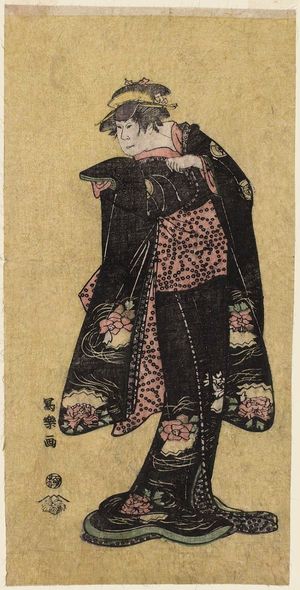 Toshusai Sharaku: Actor Iwai Hanshirô in a Female Role - Museum of Fine Arts