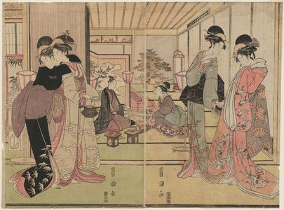 Utagawa Toyokuni I: After the Wedding - Museum of Fine Arts