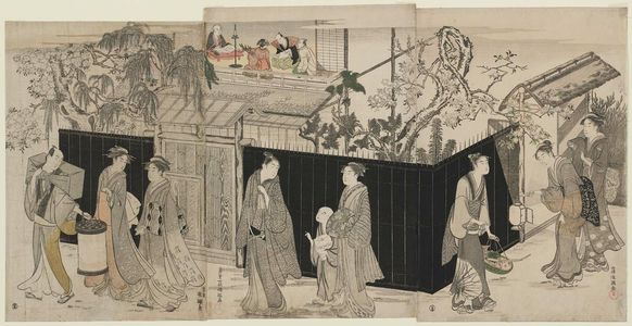 Kubo Shunman: A Poetry Gathering at Night - Museum of Fine Arts