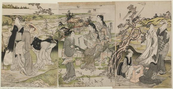 窪俊満: The Six Jewel Rivers (Mu Tamagawa) - ボストン美術館