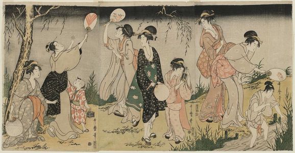 Kitagawa Utamaro: Catching Fireflies - Museum of Fine Arts