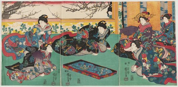 Japanese Print "Konrei...zu" by Utagawa Kuniyoshi, 歌川国芳 (Utagawa Kuniyoshi)