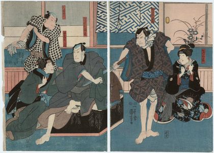 Utagawa Kuniyoshi, 歌川国芳 (Utagawa Kuniyoshi)による浮世絵「Actors」