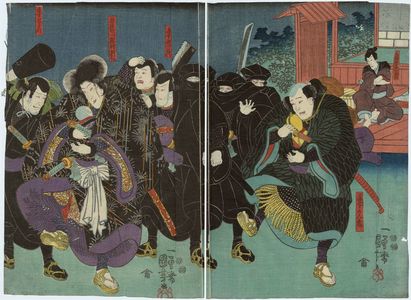 Utagawa Kuniyoshi, 歌川国芳 (Utagawa Kuniyoshi)による浮世絵「Actors」