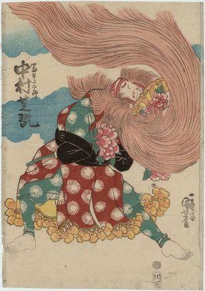 Japanese Print "Actor Nakamura Shikan" by Utagawa Kuniyoshi, 歌川国芳 (Utagawa Kuniyoshi)