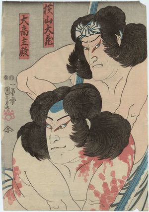 Japanese Print "Actors" by Utagawa Kuniyoshi, 歌川国芳 (Utagawa Kuniyoshi)