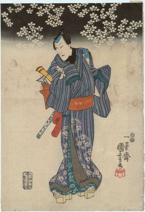 Utagawa Kuniyoshi, 歌川国芳 (Utagawa Kuniyoshi)创作的日本版画《Actor》