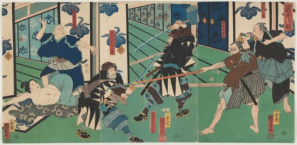 Utagawa Kuniyoshi: Dolls of the Loyal Samurai (Gishi ningyô) - Museum of Fine Arts