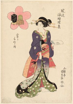 Estampe japonaise "Fûryû Jôruri shû" par Utagawa Kunisada, 歌川国貞 (Utagawa Kunisada I (Toyokuni III))