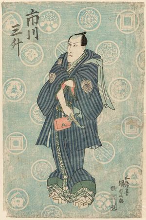 Japanese Print "Actor Ichikawa Sanshô" by Utagawa Kunisada, 歌川国貞 (Utagawa Kunisada I (Toyokuni III))