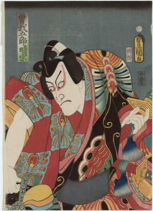 Utagawa Kunisada: Actor Ichikawa Ebizô V as Soga Gorô Tokimune - Museum of Fine Arts