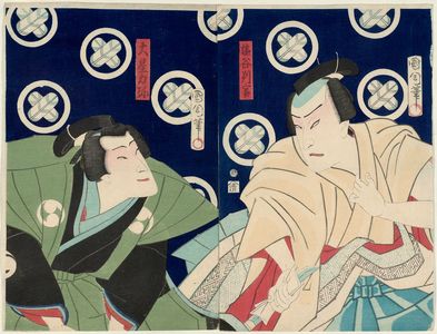 Toyohara Kunichika: Actors in Roles from Chûshingura (Storehouse of Loyalty) - Museum of Fine Arts