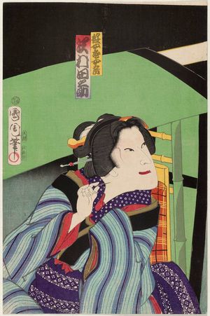 Toyohara Kunichika: Actor Sawamura Tanosuke - Museum of Fine Arts