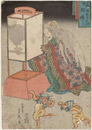 Utagawa Sadahide: Tôkaidô gojûsan tsugi no uchi, Okazaki - Museum of Fine Arts