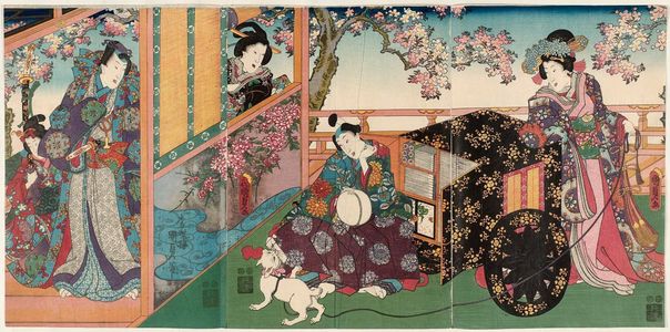 Utagawa Kunisada II: Genji-e - Museum of Fine Arts