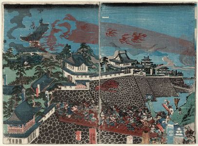 Utagawa Yoshitora: Battle - Museum of Fine Arts