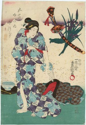 Utagawa Kunisada: The Fifth Month (Satsuki), from the series The Five Festivals (Gosekku no uchi) - Museum of Fine Arts