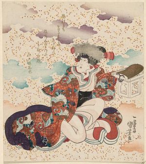 Utagawa Kuniyoshi: Actor Iwai Hanshirô VI - Museum of Fine Arts