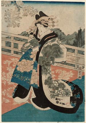 Utagawa Kunisada II: Courtesan - Museum of Fine Arts