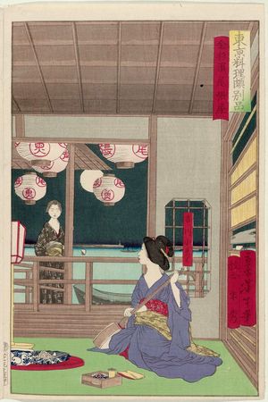 月岡芳年: restaurant - ボストン美術館