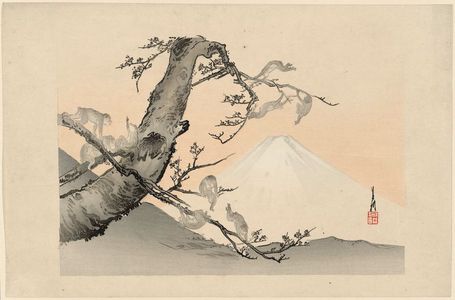 Ogata Gekko: Monkeys and Mount Fuji - Museum of Fine Arts