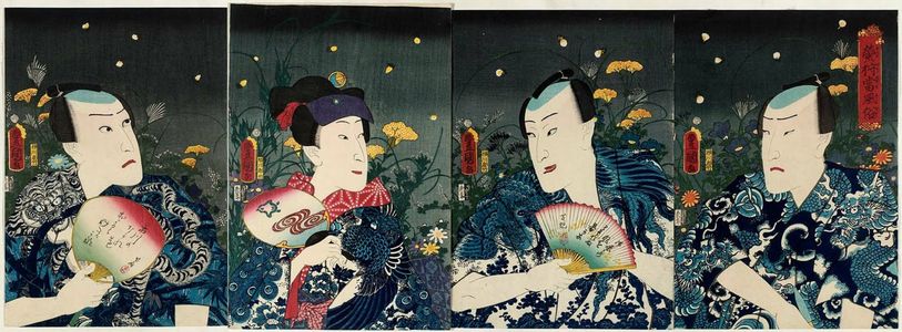 Utagawa Kunisada: Hotaru-gari... - Museum of Fine Arts