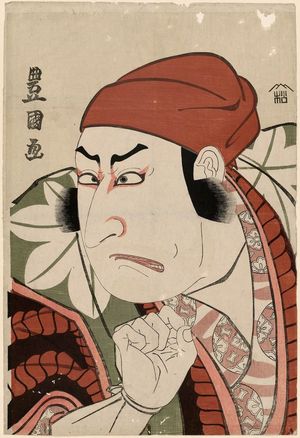 歌川豊国: Actor Ichikawa Omezô I as Sekibei - ボストン美術館