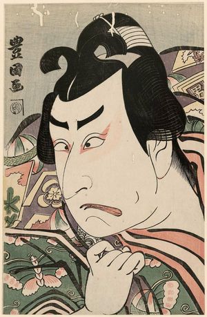 Utagawa Toyokuni I: Actor Ichikawa Omezô I as Soga Gorô - Museum of Fine Arts