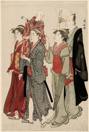 Torii Kiyonaga: Actor Ichikawa Danjûrô V and His Family - Museum of Fine Arts