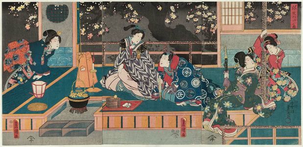 Utagawa Kunisada: A Spring Night (Yayoi no yûbe) - Museum of Fine Arts
