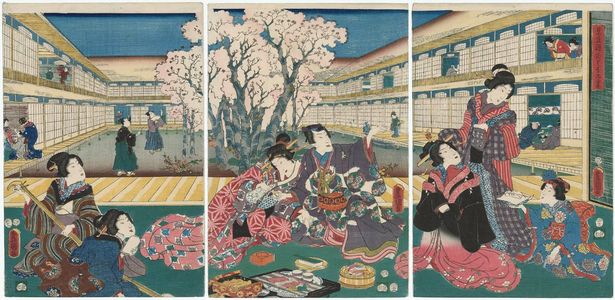 Utagawa Kunisada: Mitate Genji... - Museum of Fine Arts