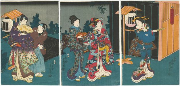 Utagawa Kunisada: HIme komatsu... - Museum of Fine Arts