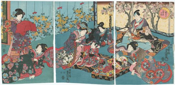 Utagawa Kunisada: Himemiko... no zu - Museum of Fine Arts
