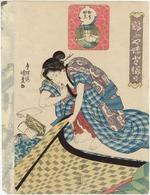 Utagawa Kunisada, 歌川国貞 (Utagawa Kunisada I (Toyokuni III))による浮世絵「... ennichi」