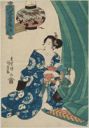 Utagawa Kunisada: The Seventh Month (Fumizuki), from the series Fashionable Twelve Months (Fûryû jûnigatsu no uchi) - Museum of Fine Arts