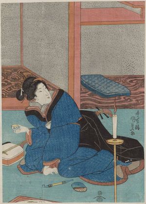 Utagawa Kunisada: Geisha - Museum of Fine Arts