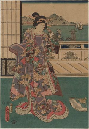 Utagawa Kunisada II: Genji-e? - Museum of Fine Arts