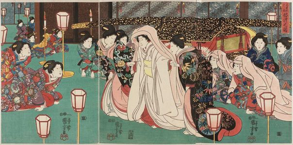 Japanese Print "Konrei no zu" by Utagawa Kuniyoshi, 歌川国芳 (Utagawa Kuniyoshi)