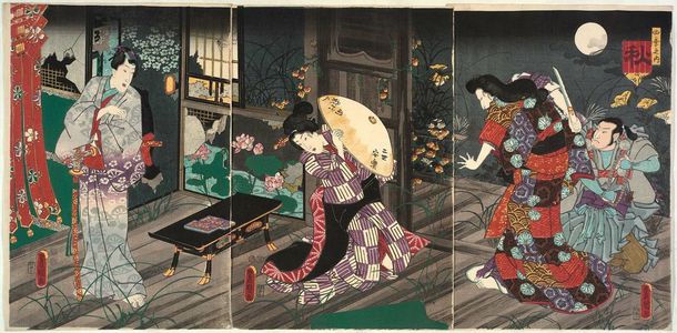 Utagawa Kunisada: Autumn (Aki), from the series The Four Seasons (Shiki no uchi) - Museum of Fine Arts