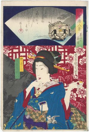 Toyohara Kunichika: Mitate kaiseki hakkei - Museum of Fine Arts