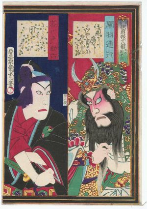 Toyohara Kunichika: Actor Ichikawa Danjûrô IX - Museum of Fine Arts
