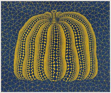 Yayoi Kusamaによる浮世絵「A Pumpkin (BY)」