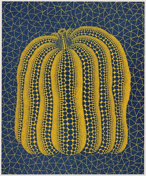 Yayoi Kusamaによる浮世絵「A Pumpkin (BT)」