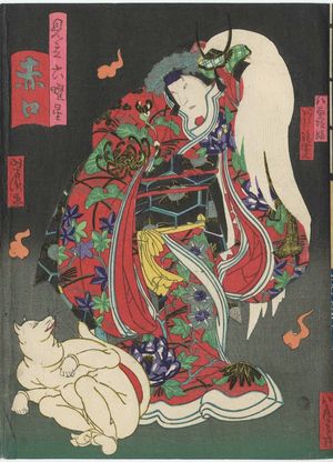 Japanese Print "Actors" by Utagawa Yoshitaki, 歌川芳滝 (Ichiyôsai Yoshitaki)