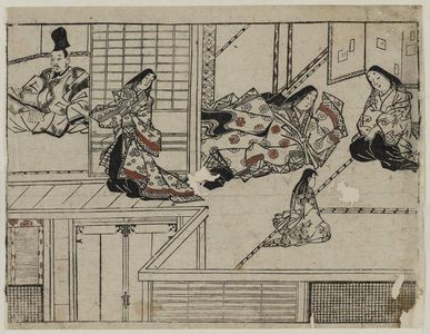 Hishikawa Moronobu: From the series The Sake-drinking Boy (Shuten-doji) - Museum of Fine Arts