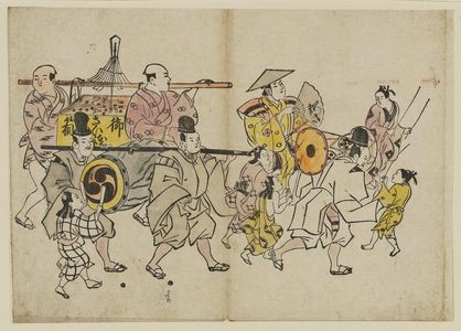 Okumura Masanobu: Festival Procession - Museum of Fine Arts