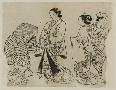 Okumura Masanobu: Street Scene in the Yoshiwara - Museum of Fine Arts
