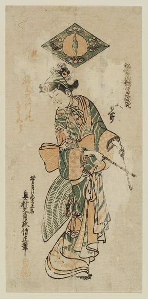 Okumura Masanobu: Actor Onoe Kikugorô - Museum of Fine Arts